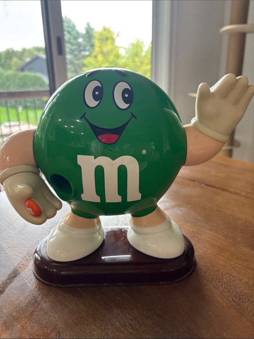 Vintage 90s M&M'S Green Character Candy Holder